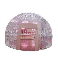 Ex-factory price printing outdoor event inflatable clear dome tent for kid