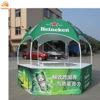 China hot sale Dome kiosk canopy tents trade show hexagon good quality promotional tent